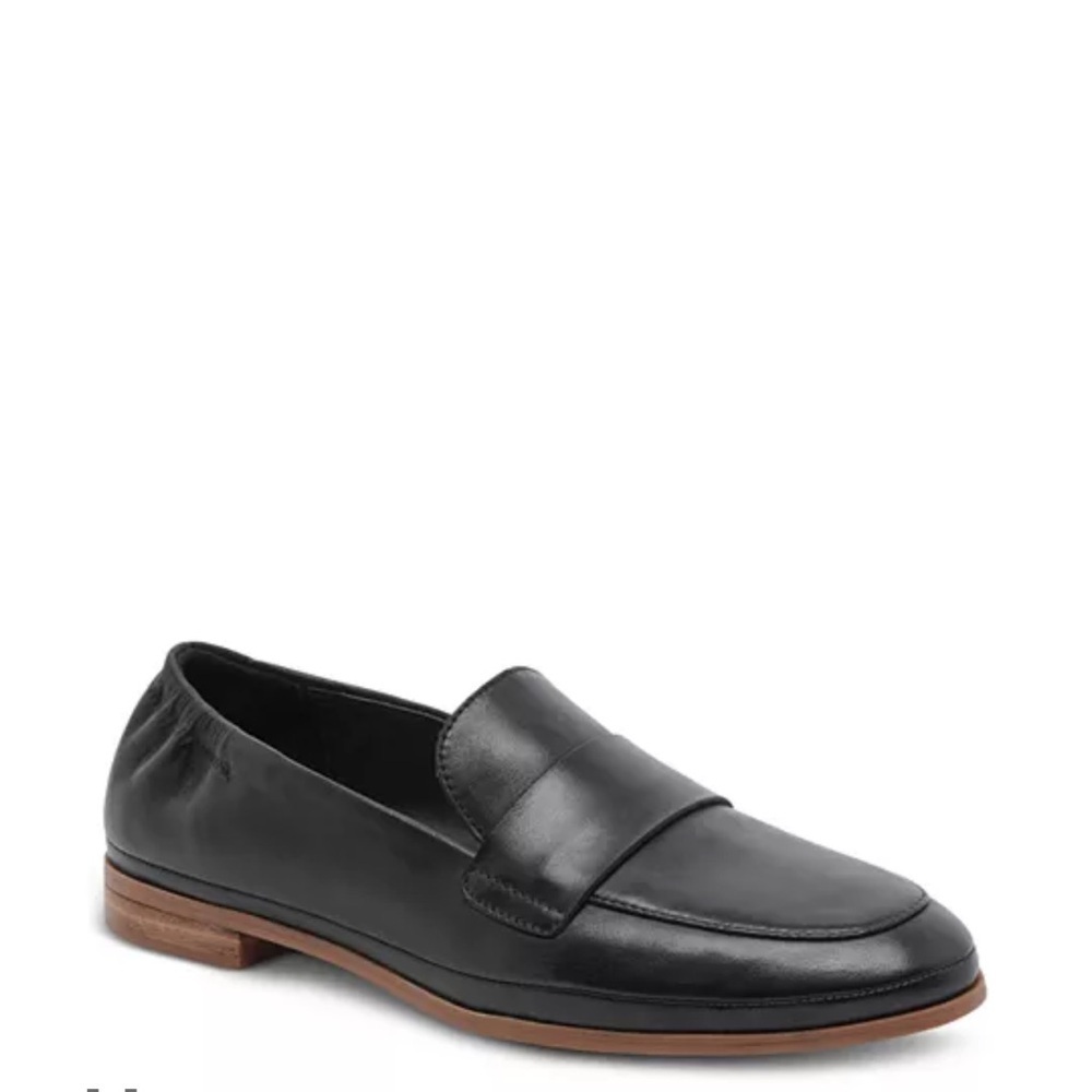 Blondo Waterproof Black Leather Loafers Shoes Sz 9